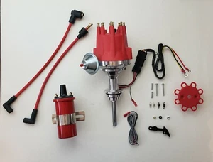 1957-58 CHRYSLER HEMI 392 SMALL CAP PRO SERIES HEI Distributor + RED 45K Coil - Picture 1 of 4