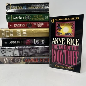 Anne Rice Lot Of 8, The Tale Of The Body Thief The Witching Hour, Lasher, Violin - Picture 1 of 14