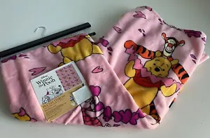 Disney Winnie The Pooh Tigger Piglet Valentines Blanket Soft Throw 50 X 70” NEW - Picture 1 of 16