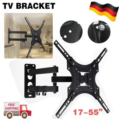 JOYHUT 17-55 Zoll TV Wandhalterung Wandhalter LCD LED Fernseher schwenkbar neigbar
