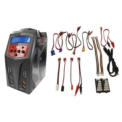 Venom Pro Duo 80W X2 Dual AC/DC 7A LiPo/LiHV & NiMH RC Battery Balance Charger - Image 1 of 4