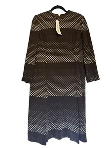 Marguerite Dexter Vintage 60s longsleeve polkadot Midi Cottagecore Prairie Dress - Picture 1 of 14