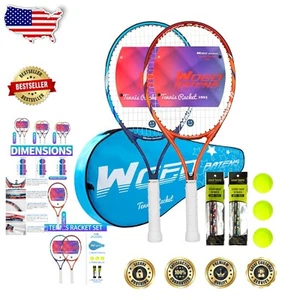 Beginner-Friendly Kids Tennis Racket - Lightweight Aluminum with Comfort Grip - Picture 1 of 8