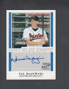2003 TOPPS BLUE CHIPS AUTO #VM VAL MAJEWSKI - Picture 1 of 2