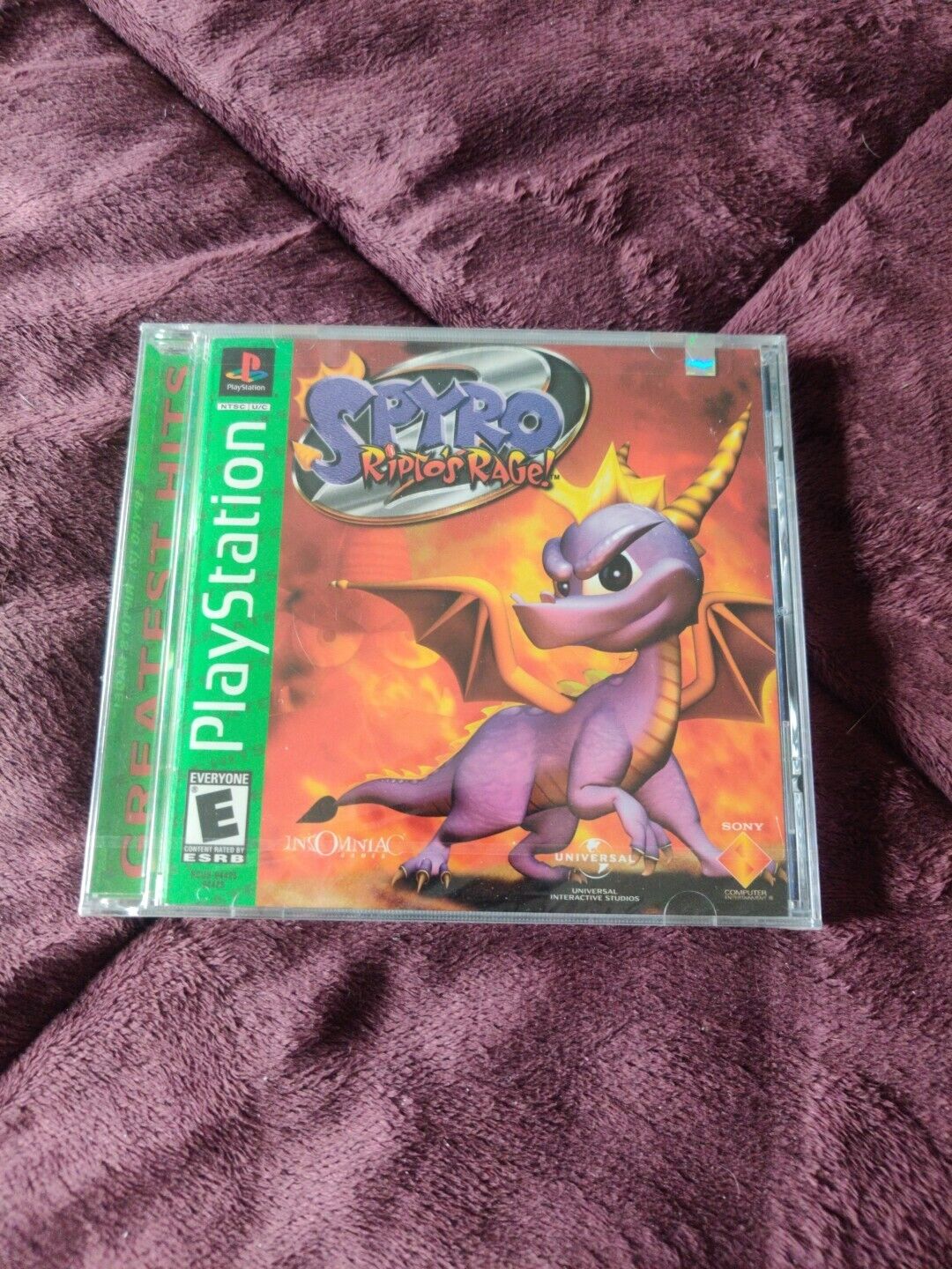 PS1 Spyro Ripto's Rage Greatest Hits Playstation 1  New & Factory Sealed! NICE