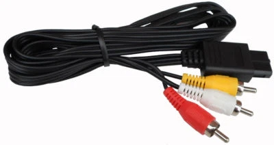 AV Video Audio Chinch TV Kabel für SNES Super Nintendo 64 N64 GameCube NGC