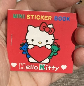 Vintage 1995 Sanrio Hello Kitty Mini Stickerbuch - komplett NEU - Bild 1 von 3