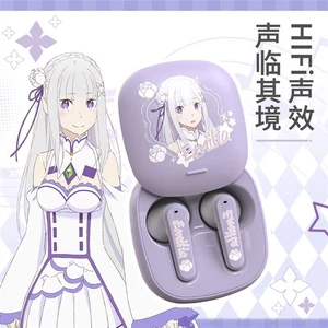 Re:Life in a different world from zero Emiria Bluetooth Earphone Anime Headphone - Picture 1 of 7