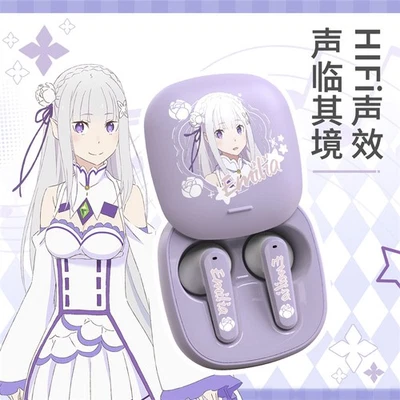 Re:Life in a Different World from Zero Emiria Auricolare Bluetooth Anime Cuffie - Immagine 1 di 4