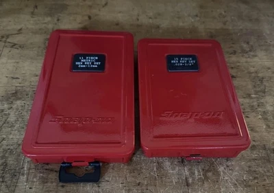 Snap On Tools 11 Piece 15 Metric And Standard Allen Wrench Hex Key Set Two Sets - Image 1 of 2