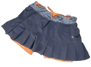 MPG Women's Tennis Fitness Skort Sz L Gray & Orange Athletic - Picture 1 of 7