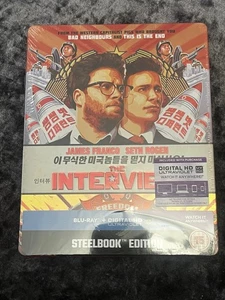 The Interview SteelBook Blu-ray [2014](UK) Region Free NEW & SEALED  FREE POST - Bild 1 von 2