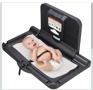 Alpine Wall Mounted Baby Changing Station - Horizontal Baby Changing Table - Picture 1 of 8