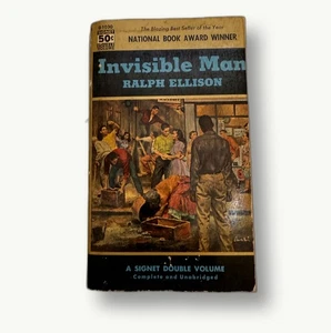 Invisible Man SIGNET Double Volume Ralph Ellison Vintage Paperback 1955 - Imagen 1 de 4