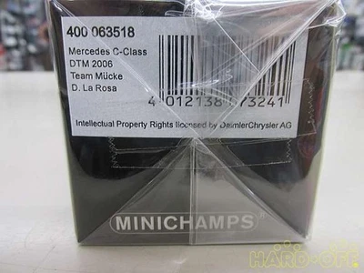 Minichamps 2006 D LA ROSA Mercedes-Benz C-Class DTM 1/43 Minicar - Image 1 of 4