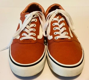 Vans Old Skool Mujer Naranja Lona Tenis Con Cordones Unisex W8.5/M7 - Imagen 1 de 6