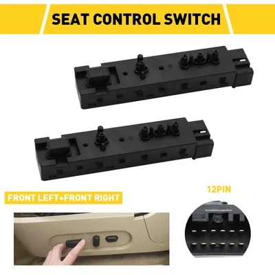 2X Interruptor de ajuste de asiento delantero izquierdo derecho para Ford C-Max 2017-2018 Foto 1 de 4