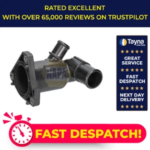 Coolant Thermostat fits TOYOTA IQ NGJ10 1.33 09 to 15 1NR-FE NAPA 160310Y010 New - Picture 1 of 7