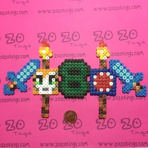 Dirt Block Pixel Geburtstag Tortenaufleger - Bild 1 von 4