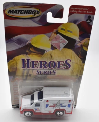 Matchbox Superfast Heroes Series USA veicolo ambulanza. Blister - Immagine 1 di 2