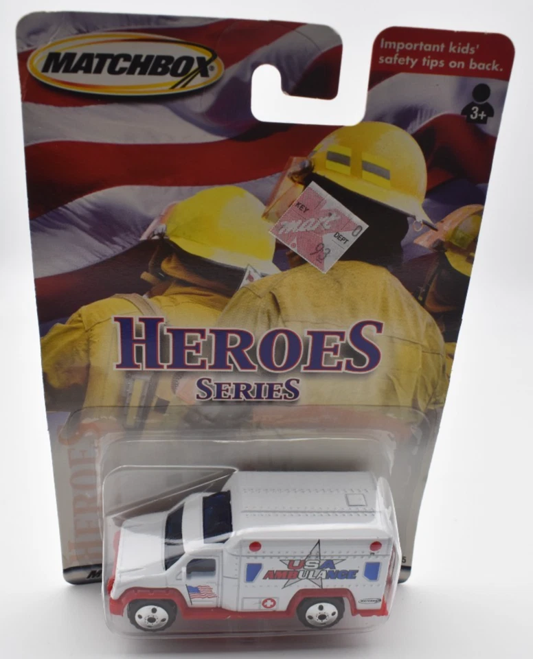 Matchbox Superfast Heroes Series USA veicolo ambulanza. Blister - Immagine 1 di 2