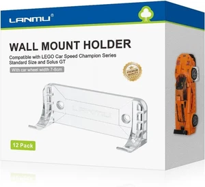LANMU 12 PZ Supporto da Parete per Auto da Collezione Compatibile con Lego Speed Clear  - Foto 1 di 7