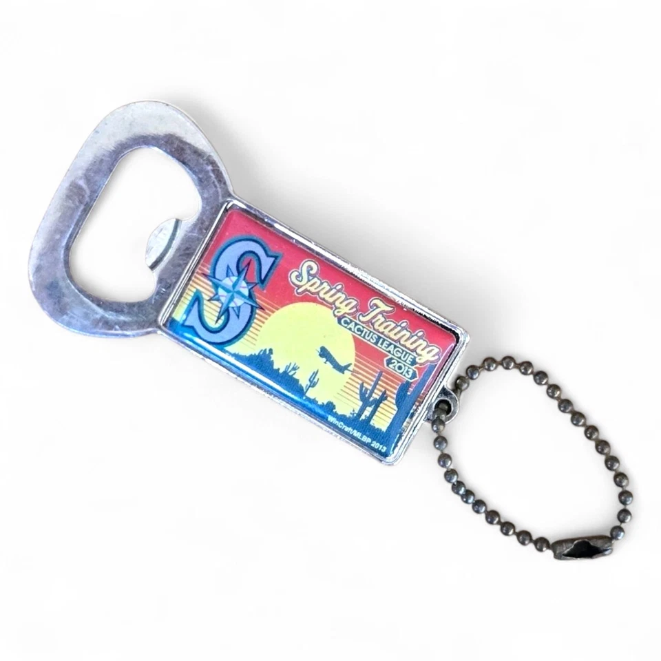 Seattle Mariners Cactus League 2013 bottle opener keychain Spring Training MLB - Image 1 of 4