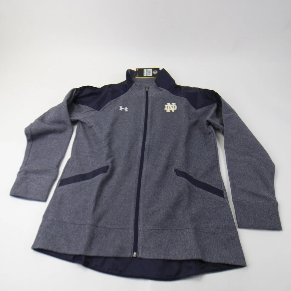 Chaqueta para mujer Notre Dame Fighting Irish Under Armour ColdGear azul oscuro nueva Foto 1 de 1