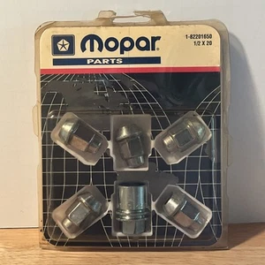 Mopar Genuine Parts For Jeep 1985-1995 82201650 1/2 x 20 Wheel Lock Package - Picture 1 of 4