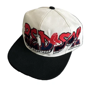 Cappello Berretto Boston Red Sox TOW Doppio Graffiti Personalizzato Snapback Crema Cupola Bicolore - Foto 1 di 7