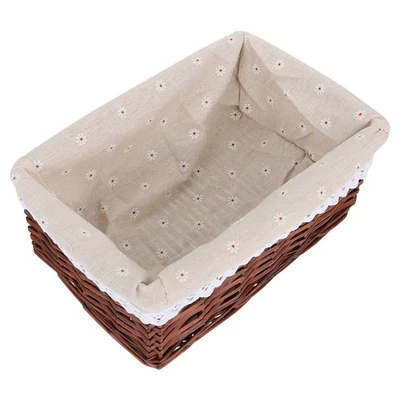  Willow Storage Basket Baby Child Rattan Baskets for Clothes Bins - Bild 1 von 4