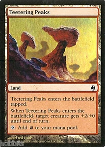 MTG - Premium Deck Fire & Lightning - Teetering Peaks - Foil - NM - Picture 1 of 1
