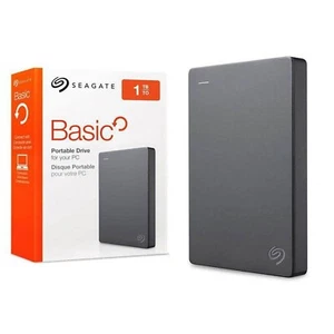 Seagate Basic 1TB USB 3.0 Black 2.5" Portable External Hard Drive - (STJL100) - Afbeelding 1 van 1