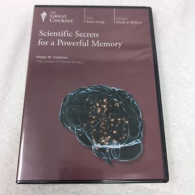 Great Courses: Scientific Secrets for a Powerful Memory (DVD, 2012) - Image 1 of 2