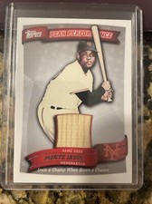 2010 Topps Peak Performance Relic Monte Irvin