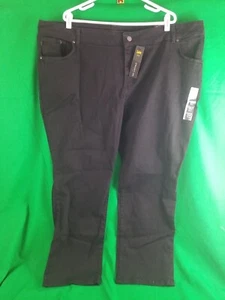 Lee Black Onyx Jeans Womens Size 28 Petite Straight Leg - Picture 1 of 8