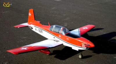 VQ Models .46 Size Pilatus PC-7 (Swiss) 59in Wingspan ARF (Kit Only) - Image 1 of 4