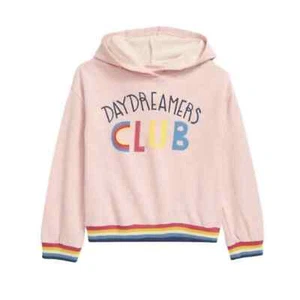 Tucker + Tate Kids' Cozy Hoodie Pink English Heather Daydream Club Size 3 NWT - Picture 1 of 5