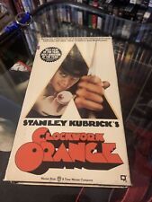 Clockwork Orange VHS 1991 Malcolm McDowell Stanley Kubrick Free Shipping