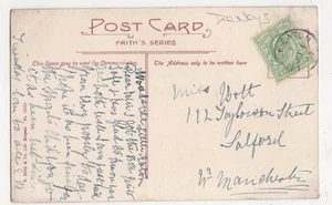 Little Eaton 1907 Einzelringstempel auf Postkarte #3, B134 - Bild 1 von 1