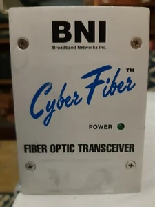 BNI TradeComm Fiber Optic Transceiver CF1301-N-VA15 Tested Cyber Fiber - Picture 1 of 6
