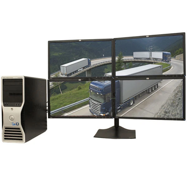 Multi-monitor Dell Precision T5500 2x 2.13GHz 256GB SSD + 1TB PC for Logistics - Image 1 of 1