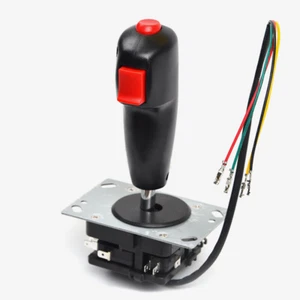 Arcade-Spiel Mini Greiferflug Joch Stick Joystick mit Auslöser & oberem Feuerknopf - Bild 1 von 6