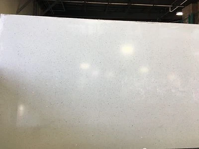 Quartz Countertop Slab  - White Galaxy 3cm - (120.1 x 57.1”x1¼”) - $8.4/SF - Image 1 of 4