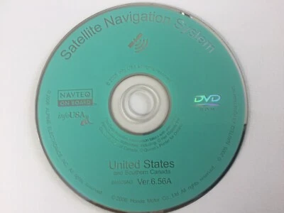 2007 2008 Honda CIVIC EX GX SI Hybrid CR-V EXL DVD NAVIGATION VER 6.56A OEM🟠 - Image 1 of 4