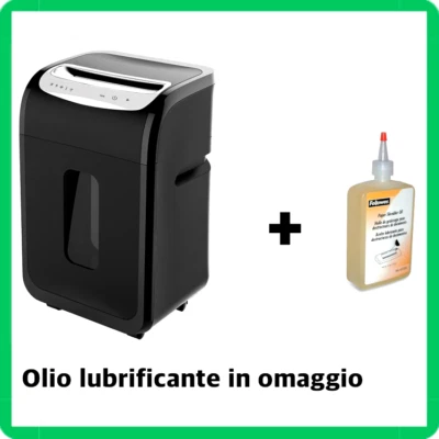 distruggi documenti carte elettrico frammenti trita carta ufficio 2502 con olio - Immagine 1 di 2