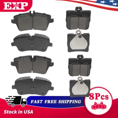 Front Rear Ceramic Brake Pads For 2002 2003 2004 2005 Mercedes-Benz C230 C240 - Image 1 of 4
