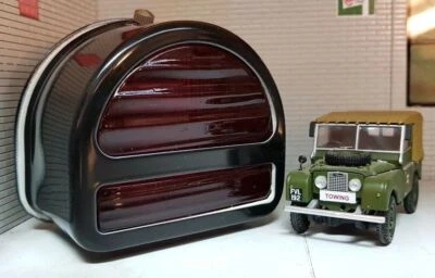 Land Rover Series 1 86 88 107 Rear Brake Tail D Light Style Brass & Glass Lens - Image 1 of 4