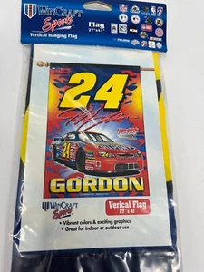 New VTG 2001 WinCraft Sports Jeff Gordon #24 NASCAR 27x41 Vertical Flag - Picture 1 of 3