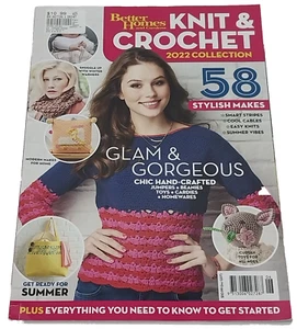 Knit & Crochet 2022 Collection Better Homes & Gardens Magazine 58 Stylish Makes - Picture 1 of 11